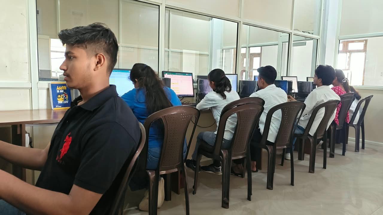 Students learning together at AIM Institute